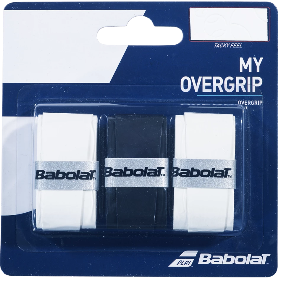 Hot Sale 😀 Babolat My Overgrip White Black White 🌟 3 Hot Sale 😀 Babolat My Overgrip White Black White 🌟