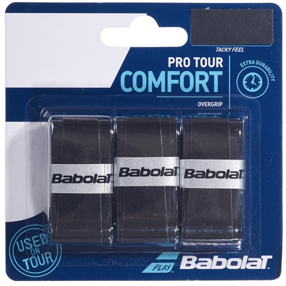 Flash Sale ๐ Babolat Pro Tour Comfort Overgrips 3 Pack - Black ๐คฉ 3 Flash Sale ๐ Babolat Pro Tour Comfort Overgrips 3 Pack - Black ๐คฉ