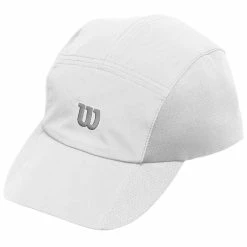 Hot Sale ⭐ Wilson Men's Rush Woven Stretch Cap White ✔️