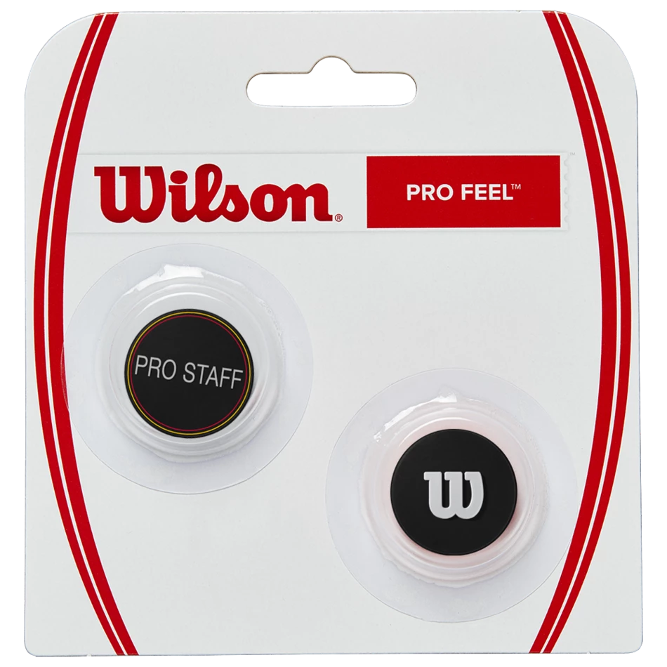 Outlet ✨ Wilson Pro Feel Pro Staff Vibration Dampener - White Black ⌛ 3 Outlet ✨ Wilson Pro Feel Pro Staff Vibration Dampener - White Black ⌛