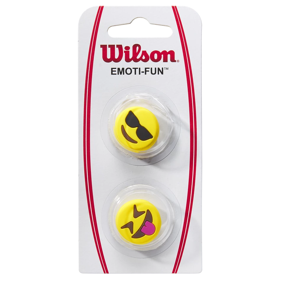 Discount ✔️ Wilson Emoti Fun 👓 Sunglasses Tongue Out Vibration Dampeners 🛒 3 Discount ✔️ Wilson Emoti Fun 👓 Sunglasses Tongue Out Vibration Dampeners 🛒