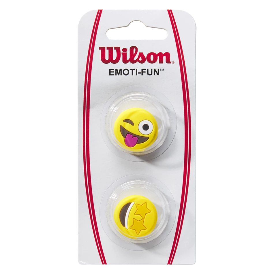 Deals 🛒 Wilson Emoti Fun Winking Star Eyes Vibration Dampeners 💯 3 Deals 🛒 Wilson Emoti Fun Winking Star Eyes Vibration Dampeners 💯