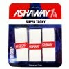 Brand new โค๏ธ Ashaway Super Tacky Overgrips Pack Of 3 - White โจ 2 Brand new โค๏ธ Ashaway Super Tacky Overgrips Pack Of 3 - White โจ -Tecnifibre Shop AGAS20784ashawaysupertackywhite P1