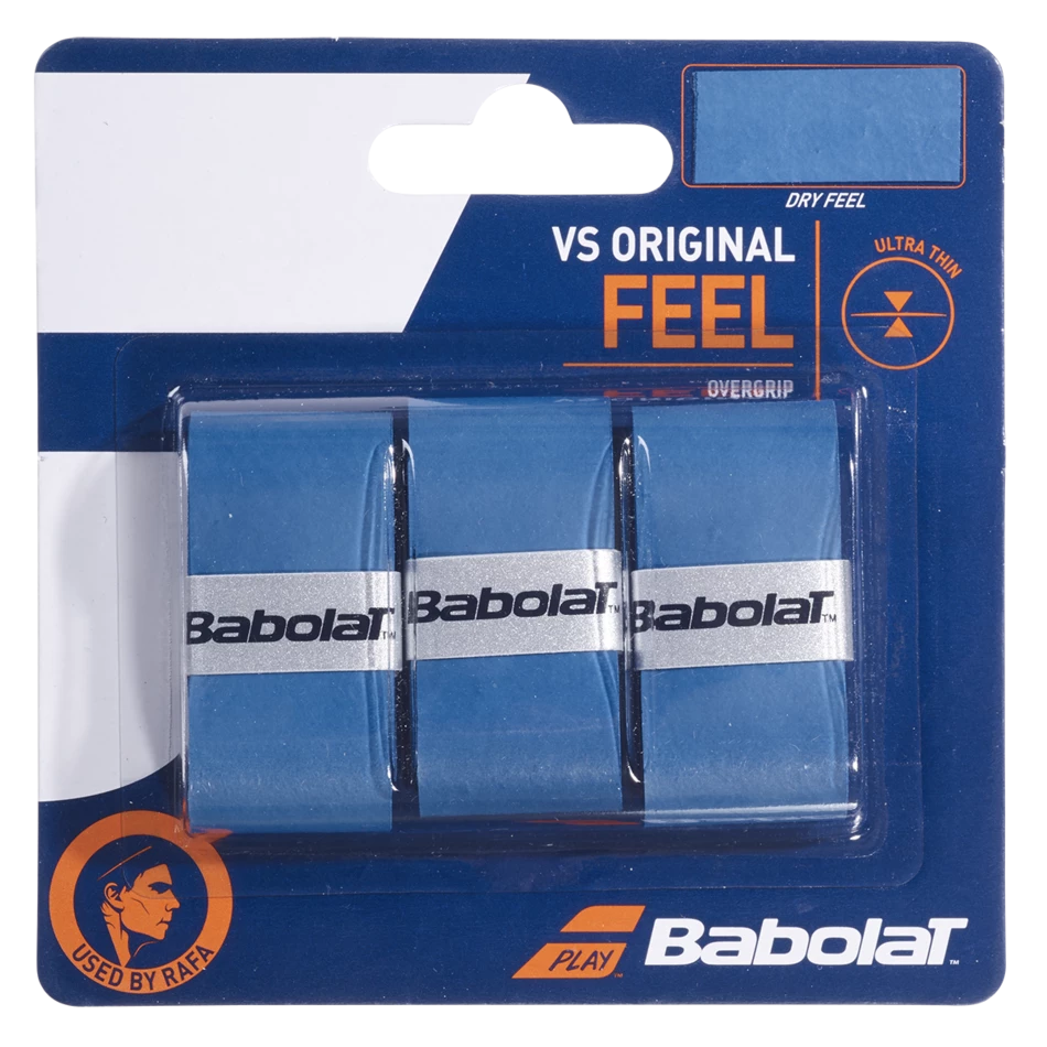 Discount 🔥 Babolat VS Original Feel Grip 3 Pack - Blue 🥰 3 Discount 🔥 Babolat VS Original Feel Grip 3 Pack - Blue 🥰