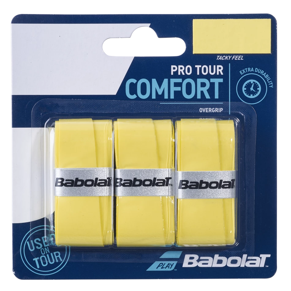 Cheap ⭐ Babolat Pro Tour Comfort Overgrips 3 Pack - Yellow 🛒 3 Cheap ⭐ Babolat Pro Tour Comfort Overgrips 3 Pack - Yellow 🛒
