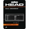 Budget 😉 Head Dual Absorbing Replacement Grip Black 🧨 -Tecnifibre Shop AGHE25616DualAbsorbingGripBK P1