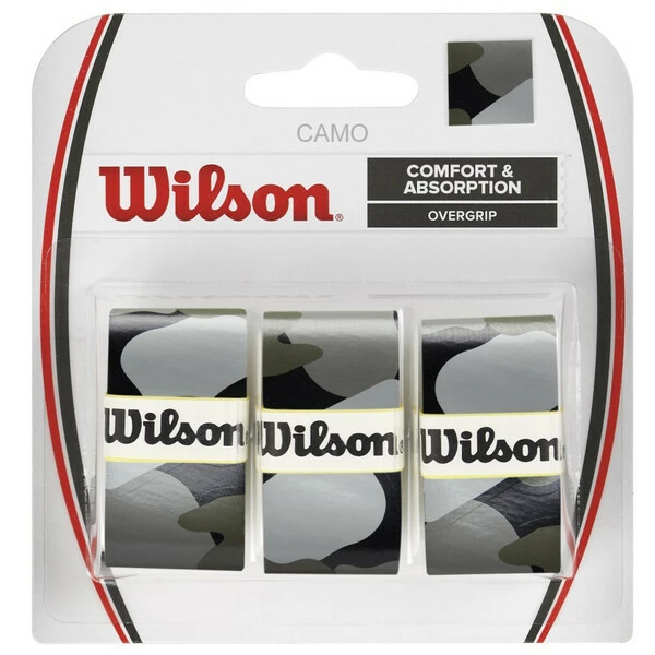 Deals 😀 Wilson Camo Overgrip 3 Pack - Black 👏 3 Deals 😀 Wilson Camo Overgrip 3 Pack - Black 👏