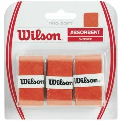 Buy 🧨 Wilson Pro Soft Over Grip 3 Pack Orange 🤩