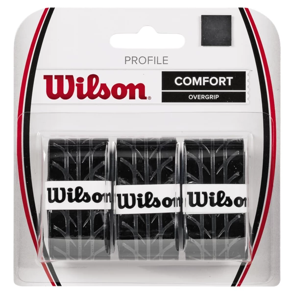 Deals 🌟 Wilson Profile Overgrip 3 Pack Black ❤️ 3 Deals 🌟 Wilson Profile Overgrip 3 Pack Black ❤️