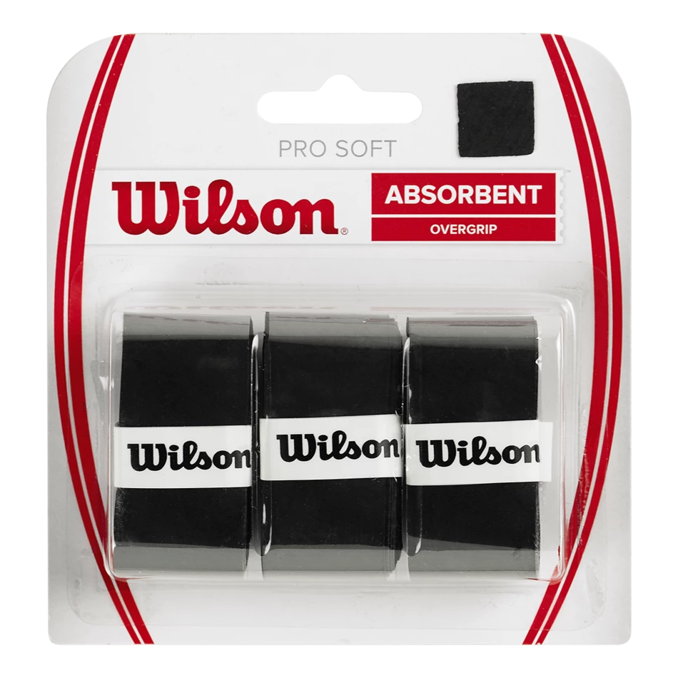 Deals ๐ฅ Wilson Pro Soft Over Grip 3 Pack Black ๐ 3 Deals ๐ฅ Wilson Pro Soft Over Grip 3 Pack Black ๐