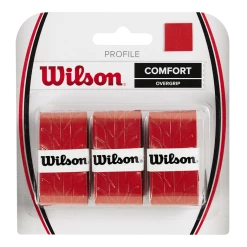 Buy 😀 Wilson Profile Overgrip 3 Pack Red 😉
