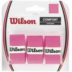 Budget 🔥 Wilson Pro Overgrip 3 Pack - Pink ✨