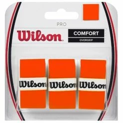 Best deal 🥰 Wilson Pro Overgrip Burn 3 Pack - Orange 💯