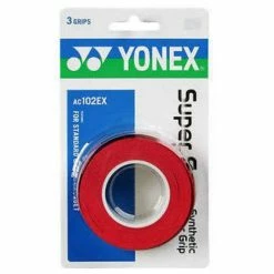 Cheap 💯 Yonex AC102EX Super Grap Overgrips Pack Of 3 Wine Red ❤️
