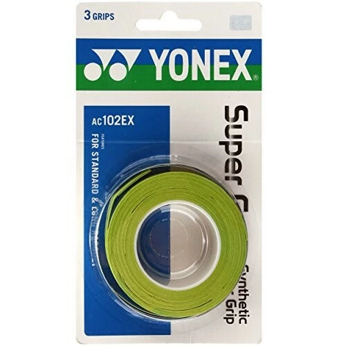 Discount 🎉 Yonex AC102EX Super Grap Overgrips Pack Of 3 Citus Green 🌟 3 Discount 🎉 Yonex AC102EX Super Grap Overgrips Pack Of 3 Citus Green 🌟