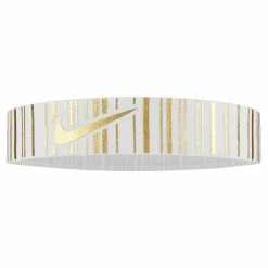 Coupon 🔥 Nike Pro Metallic Headband White Metallic Gold 🛒