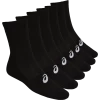 Coupon ✨ Asics Crew 🧦 Socks 6 Pack Black 😀