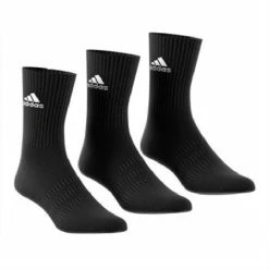 Coupon 🤩 Adidas Cushion Crew Sock 3 Pack Black 👍