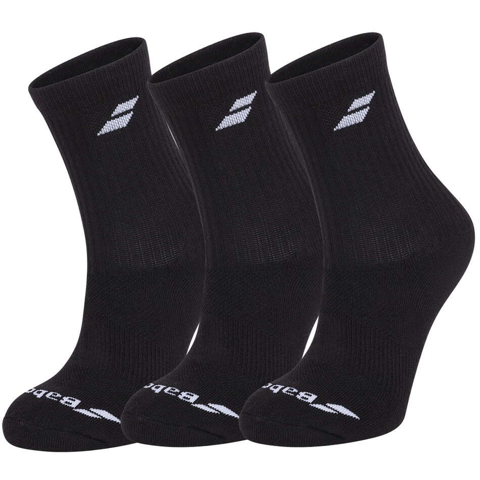 Brand new ๐ฅฐ Babolat Mens Crew ๐งฆ Socks 3 Pack Black ๐ 3 Brand new ๐ฅฐ Babolat Mens Crew ๐งฆ Socks 3 Pack Black ๐