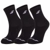 New 🌟 Babolat Junior 🧦 Socks 3 Pack Black 👍 -Tecnifibre Shop ASBA24420Junior3PackSockBlack P1
