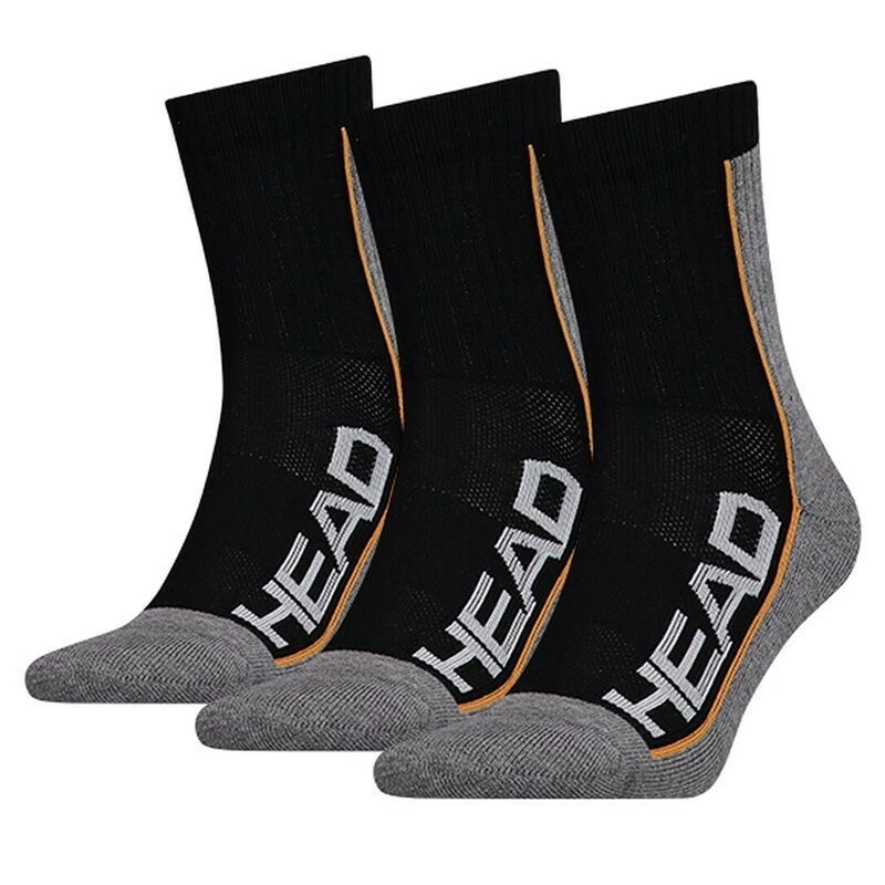 Best Pirce ๐ Head Performance Tennis Sock 3 Pack Black Grey ๐ 3 Best Pirce ๐ Head Performance Tennis Sock 3 Pack Black Grey ๐