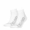 Wholesale 💯 Head Tennis Quarter Sock 2 Pack White 🛒 -Tecnifibre Shop ASHE29012TennisQuarterWhite P1