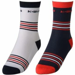 Cheapest 👏 K-Swiss Men's Heritage 🧦 Socks Duo Pack 🎁