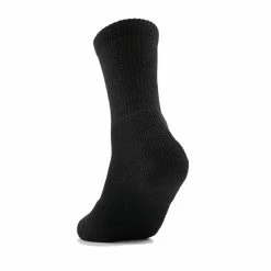 Best Sale 🔔 Thorlo Tennis Maximum Cushion Crew Sock Black 🛒 -Tecnifibre Shop ASTH29515MaxCushCrewBlack P3