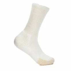 Buy 🧨 Thorlo Tennis Maximum Cushion Crew Sock White 😉 -Tecnifibre Shop ASTH29518MaxCushCrewWhite P3