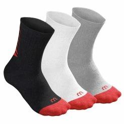 Budget 😍 Wilson Youth Core Crew Sock 3 Pack 😀