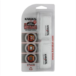 Deals 💯 KARAKAL Super Absorbent Wristbands (2 Pack) - White 🛒