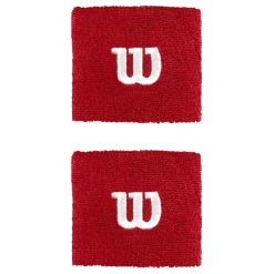 Outlet ❤️ Wilson W Wristband Red 🥰