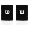 Best Pirce 🤩 Wilson Extra Wide W Wristband Pack Of Two Black White ✨