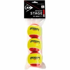 Hot Sale 🧨 Dunlop Red Junior Tennis Balls Stage 3 - 3 Pack ✨