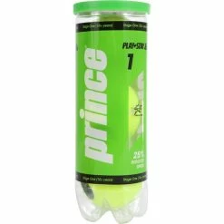 Discount 😀 Prince Play & Stay Stage 1 Green Tennis Ball - 3 Ball Tube 😍