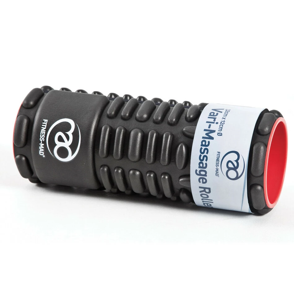 Coupon ❤️ Fitness-Mad Fitness Mad Vari-Massage Foam Roller Black 🌟 3 Coupon ❤️ Fitness-Mad Fitness Mad Vari-Massage Foam Roller Black 🌟
