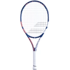 Cheap 🛒 Babolat Drive Junior 25 Tennis Racket Estate Blue Pink White ⭐
