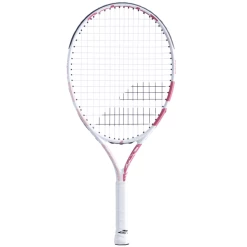 Budget 🌟 Babolat Drive Junior 23 Tennis Racket White Pink ✔️