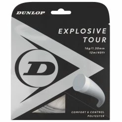 New 🤩 Dunlop Explosive Tour 1.25mm Tennis String Set Grey ✔️