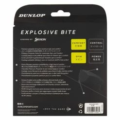 Deals ๐ Dunlop Explosive Bite 17G Tennis String Set Black ๐ฏ 5 Deals ๐ Dunlop Explosive Bite 17G Tennis String Set Black ๐ฏ -Tecnifibre Shop STDU28064ExplosiveBiteSet P2