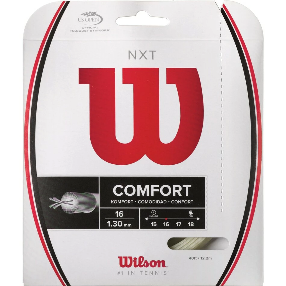 New ๐ฅ Wilson NXT Comfort Tennis String Set 1.30mm โ๏ธ 3 New ๐ฅ Wilson NXT Comfort Tennis String Set 1.30mm โ๏ธ